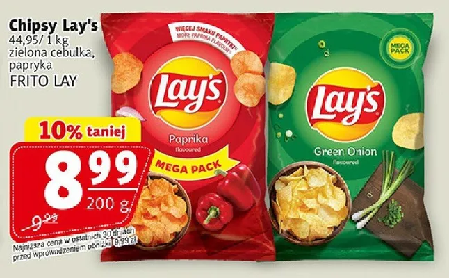 Chipsy Lay's Green Onion promocja w Prim Market