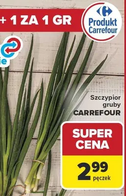 Szczypior gruby Carrefour promocja w Carrefour Market