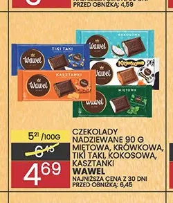 Czekolada nadziewana krówkowa Wawel promocja w Wafelek