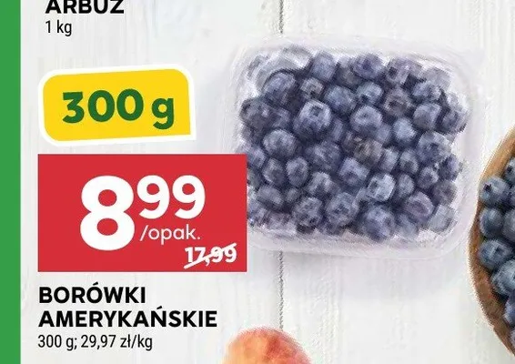 Borówki amerykańskie promocja w Stokrotka