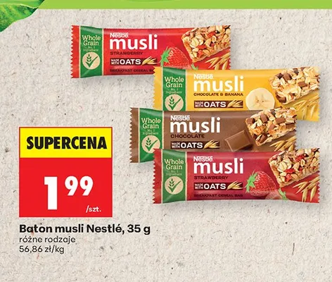 Baton musli Nestlé promocja w Biedronka