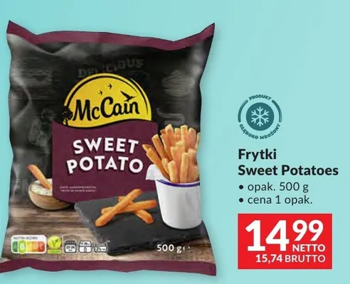Frytki Sweet Potatoes McCain promocja w Makro