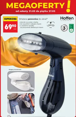 Składana parownica do ubrań promocja w Biedronka