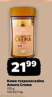 Kawa rozpuszczalna Amora Crema promocja w Netto