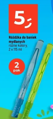 Różdżka do baniek mydlanych różne kolory promocja w Dealz