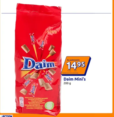 Cukierki Daim Mini's promocja w Action