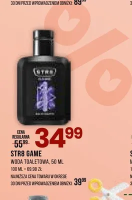 Woda toaletowa STR8 Game promocja w Drogerie Natura