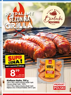 Kiełbasa śląska Białecki promocja w Twój Market