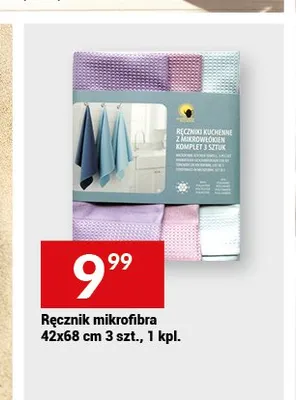 Ręcznik mikrofibra 3-pak 42x68 cm promocja w Twój Market