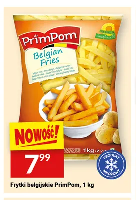 Frytki belgijskie PrimPom promocja w Twój Market