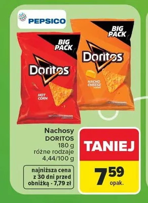 Nachosy Doritos Hot Corn promocja w Carrefour Market