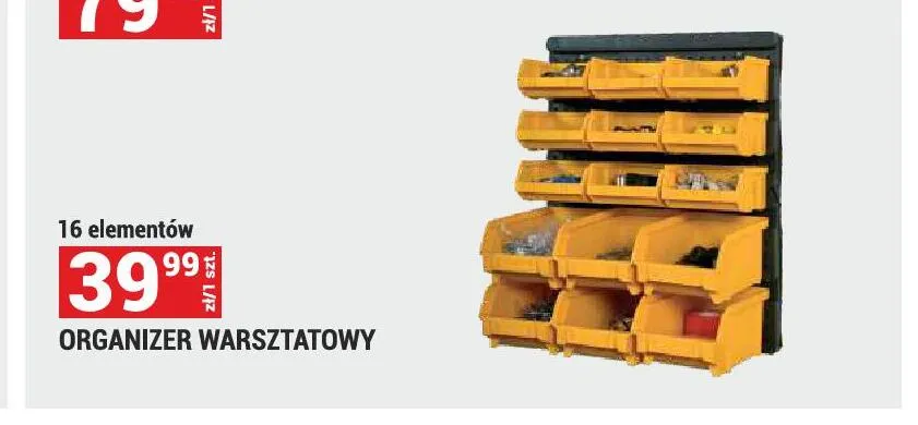 Organizer warsztatowy 16 elementów promocja w Merkury Market