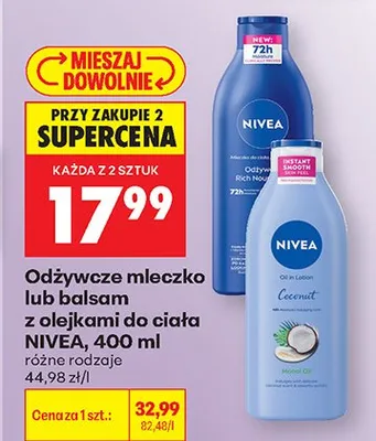 Balsam z olejkami do ciała promocja w Biedronka
