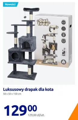 Luksusowy drapak dla kota promocja w Action