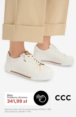 Sneakersy skórzane Mexx promocja w CCC