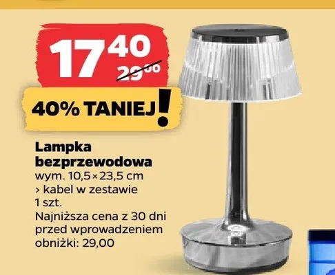 Lampka bezprzewodowa promocja w Netto