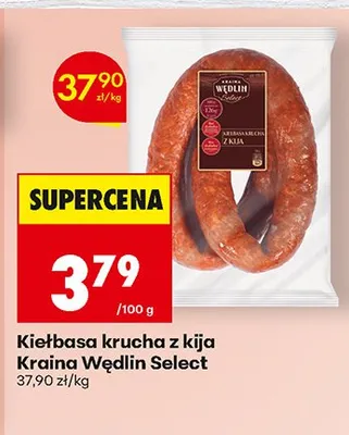 Kiełbasa krucha z kija promocja w Biedronka