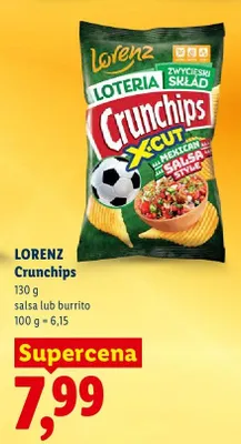 Chipsy Crunchips burrito promocja w Lidl
