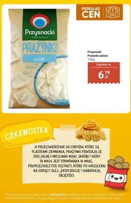 Prażynki solone promocja w Biedronka
