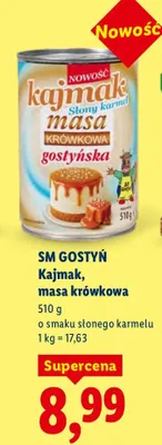 Kajmak, masa krówkowa promocja w Lidl