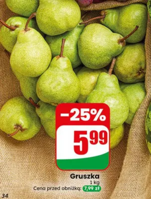 Gruszka promocja w Dino
