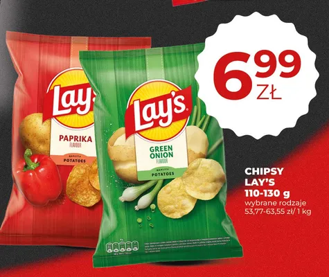 Chipsy Lay's Green Onion promocja w Duży Ben