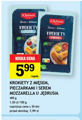 Krokiety z mięsem U Jędrusia promocja w Gram Market