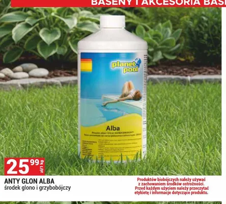 Anty glon Alba środek glono i grzybobójczy Planet Pool promocja w Merkury Market