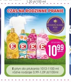 Płyn do płukania E promocja w Drogerie Jasmin
