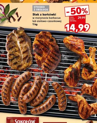 Stek z karkówki w marynacie barbecue promocja w Kaufland