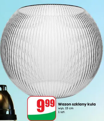 Wazon szklany kula promocja w Dino