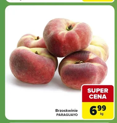 Brzoskwinie Paraguayo promocja w Carrefour Express