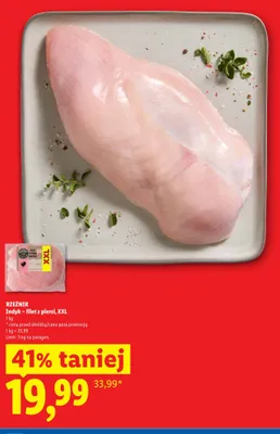 Filet z piersi indyka Rzeźnik XXL promocja w Lidl