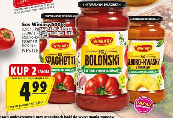 Sos Winiary Boloński promocja w Prim Market