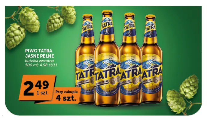 Piwo Tatra promocja w Euro Sklep