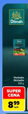 Herbata liściasta Dilmah promocja w Carrefour