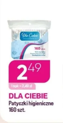 Patyczki higieniczne DLA CIEBIE promocja w Drogerie Koliber