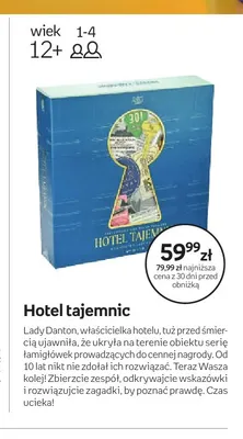 Hotel tajemnic promocja w Empik