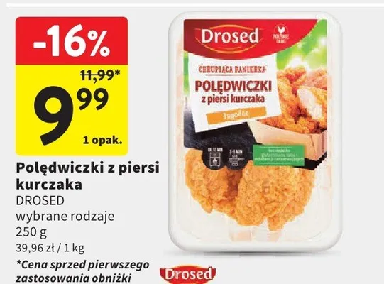 Polędwiczki z piersi kurczaka wybrane rodzaje promocja w Intermarche