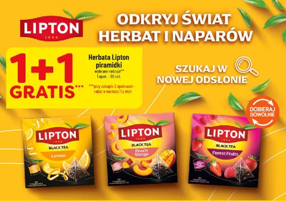 Herbata Lipton piramidki Lemon promocja w POLOmarket