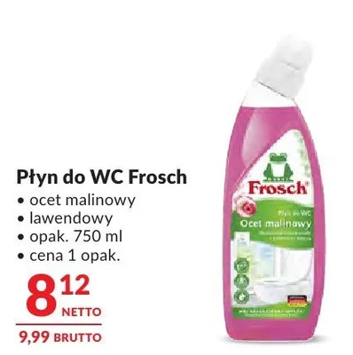 Płyn do WC Frosch ocet malinowy lawendowy promocja w Makro