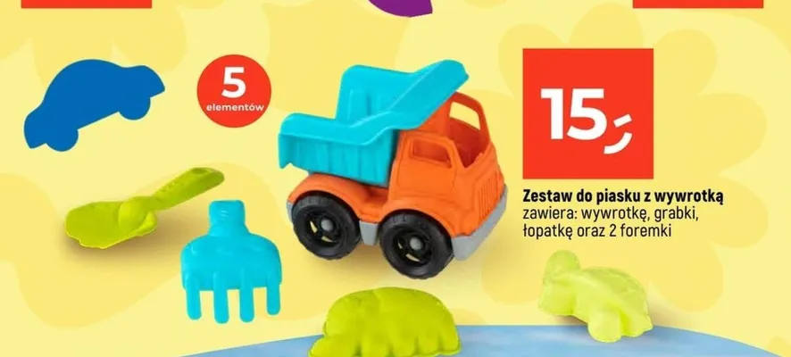 Zestaw do piasku z wywrotką promocja w Dealz