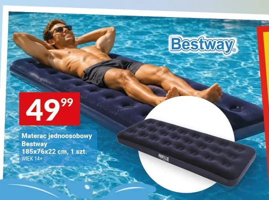 Materac jednoosobowy Bestway promocja w Twój Market