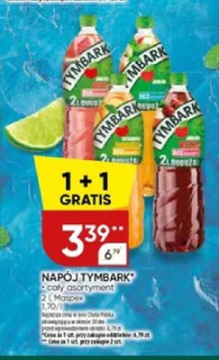 Napój Tymbark jabłko wiśnia promocja w Chata Polska