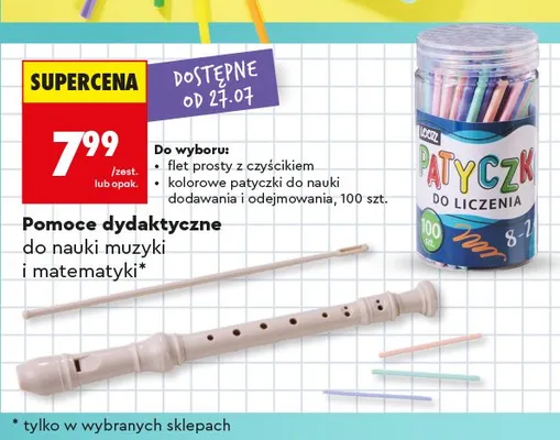 Flet prosty z czyścikiem Loozz promocja w Biedronka