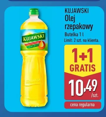 Olej rzepakowy Kujawski promocja w Aldi
