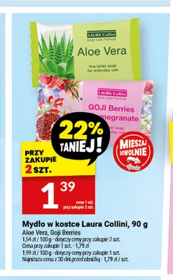 Mydło w kostce Laura Collini Aloe Vera promocja w Twój Market