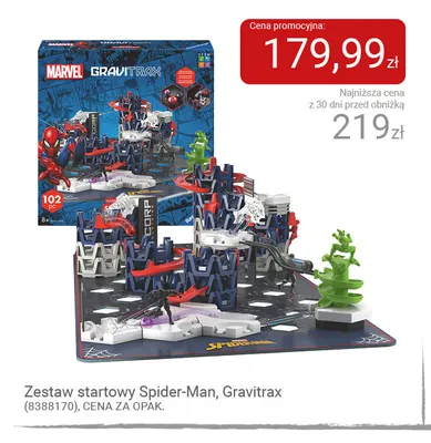 Zestaw startowy Spider-Man Gravitrax promocja w Smyk