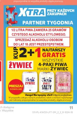 Piwo Żywiec Szalty 4-pak promocja w Kaufland