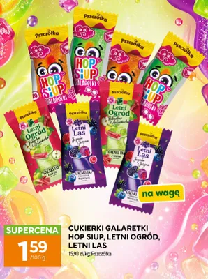 Cukierki galaretki Letni Las Pszczółka promocja w Stokrotka